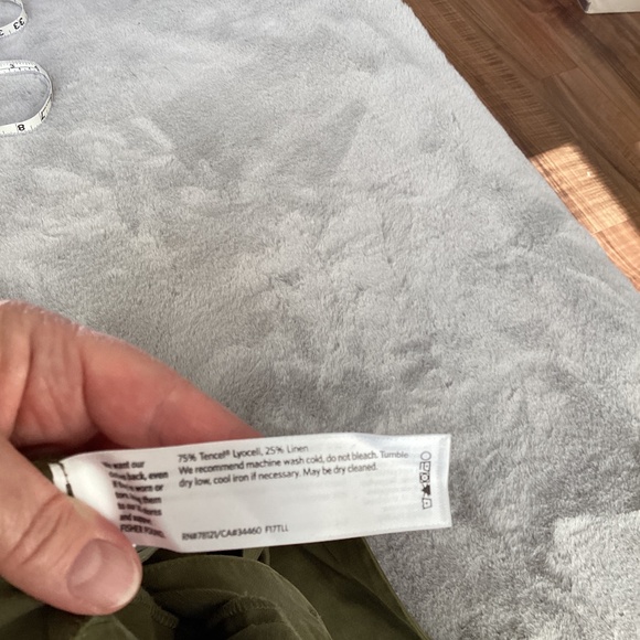 NWT Eileen Fisher crop linen jacket oversize size M - Picture 7 of 9